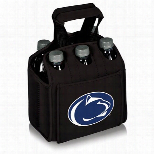 Picn Ci Time 608-00-197-494-0 Jr Penn State Nittany Lions Di Gital Six Pack Print Cooler Tote In Black