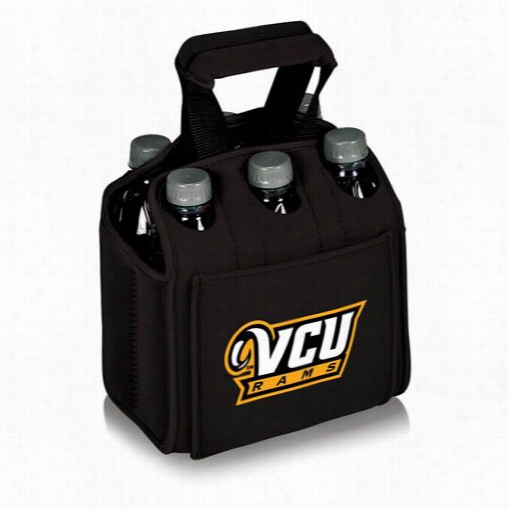 Picnic Tim E 608-00-179-954-0 Jr Vriginiw Commonwealth University Rams Digital Print Six Pacl Cooler Tte In Black