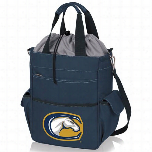 Picbic Time 614-00-138-114-1 Acctivo Uc Davis Aggies Digital Print Waterproof Tote In Navy Blue