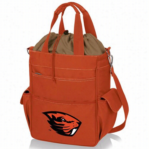 Pinic Time 614-0a0ctivo Oregon Sttat Universitu Beavers Dgital Print Wtaerproof Tote