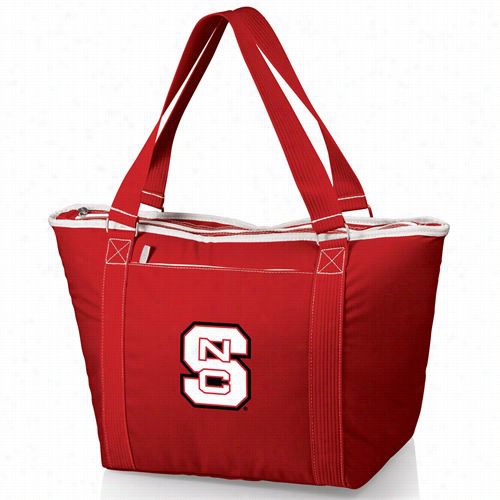 Picnic Time 6 19-00-100-424-0 Topangan Orth Carolina Sta Te Wolfpack Digital Print Coo Ler Bag In Red