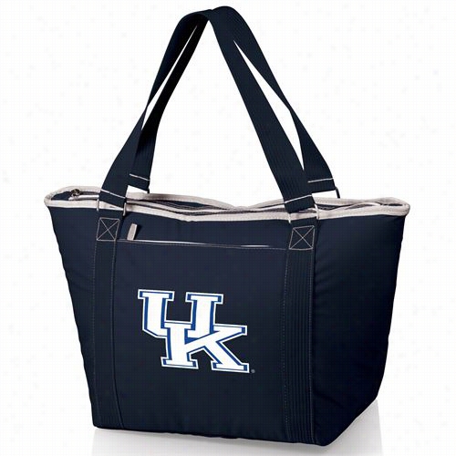 Picnic Leisure 619-00-138-264-0 Topan Ga U Of Kentucky Wildcats Dgiit Al Print Cooler Tote In Navy