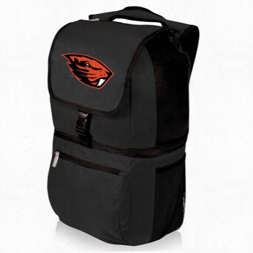 Picnic Time 634-00-175-484-0 Zuma Oregon State Un Iversity Digital Print Backpack In Black