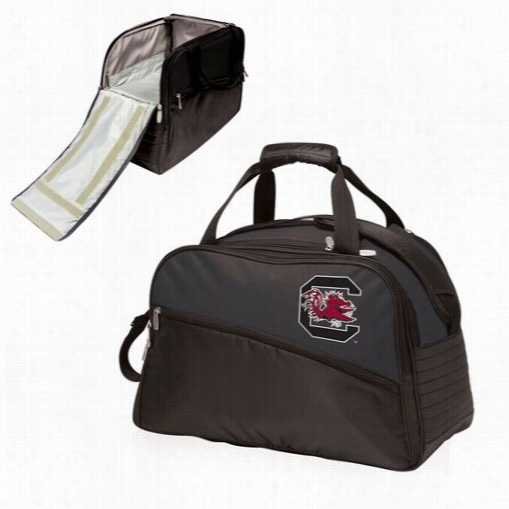 Picnic Time 671-00-175-524-0 Strtaus University Of South Carolina Gamecocks Digital Print Duffel Bag In Black