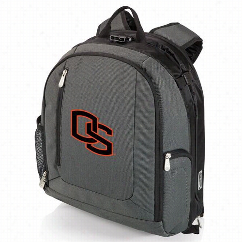 Picnic Time 730-00-679-484-0 Pt Navigatlr Oregon State University Digital Print Cooler Backpack In Dark Grey/mourning