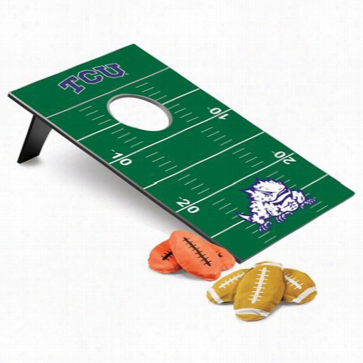 Picnic Time 769-00-901-84-0 Texas Christian University Horned Frogs Bean Bag Throw