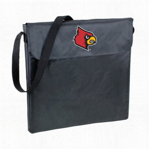 Picnic Time 775-00-175-304-0 X-grill University Of Louis Ville Cardinals Digital Print Bbq Grill In Black