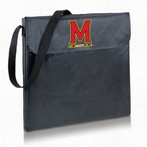 Picnic Time 775-00-175-314-0 X-grill University Of Maryland Terrapins Digital Print Bbq Grill In Black