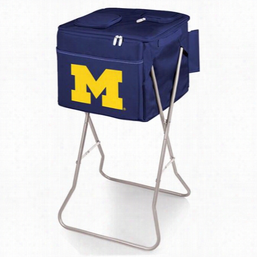 Picnic Time 780-00 Party University Of Michigan Wolverines Digital Print Cube