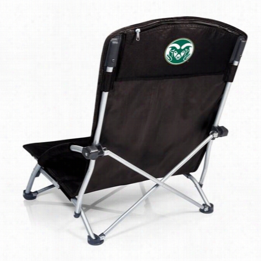 Picnic Time 792-00-175-134-0 Tranuility Colorado State Rams Digital Print Chair In Black