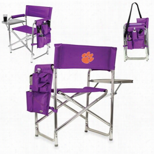 Pici Time 809-00 Clemson U Tigers Digital Print Sports Chair