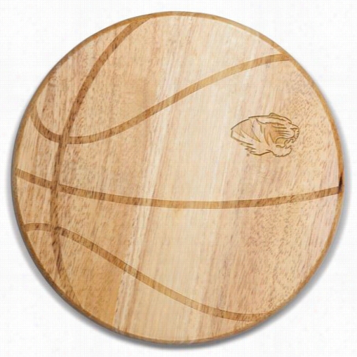 Picnic Time 840-00-505-393-0 Uniiversity Of Missourit Igers/mizzou Engraving Free Thrrow Cutting Board In Naturwl Wood