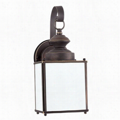 Sea Gull Llighting 84157d-71 Jamestowne 1 Light Dark Sky Outdoor Wall Lantern In Antique Bronze