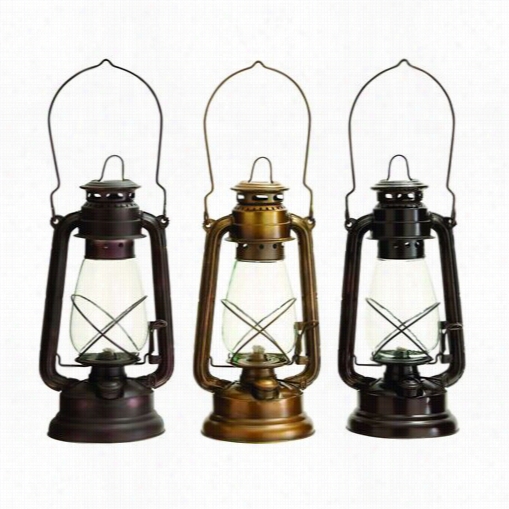 Woodland Imports 64696 Lantern With Classical Style - Set Of 3