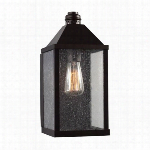 Feiss Ol18013orb Lumiere' 1 Light Outdoor Wlal Sconce In Oil Rubbed Bronze