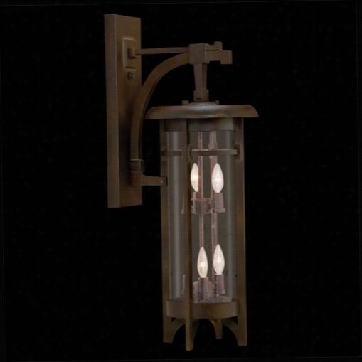 Fine Art Lamps 412681 Aspen 6 Light Outdoo R Wall Scon Ce  I Dark Roan Patina