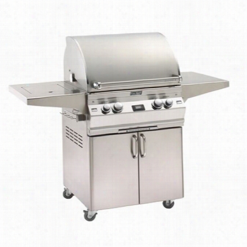 Firemagi C A530s-2l1-62 Aurora A530s Freee Standimg Grill W/side Burner, Rotisserie Backburner And Left Side Infrared Burne R