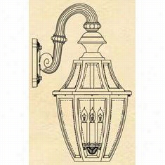 Hanover Lantern B136frm  Large Augusta 25w Per Socket 3 Light Outdoor Wll Lkght