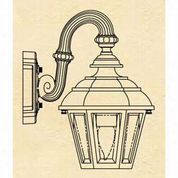 Hanover Lantern B23frm Small Jamesotwn 1 Light Outdoor Wall Light