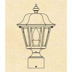 Hanover Lantern B22531 Small Manor 1 Light Outdoor Post Lamp