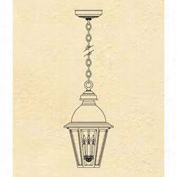 Hanover Lanrern B51620c Large South Bend Copper Cathedral 25w Per Socket 3 Light Outdoor Hanging Lantern