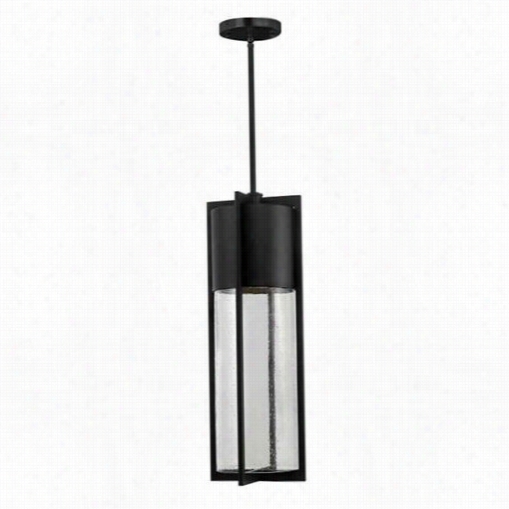 Hinkley Lighting 1328bk-led Dwell Large 1 Light Led Ou Tdoor Pendant In Black