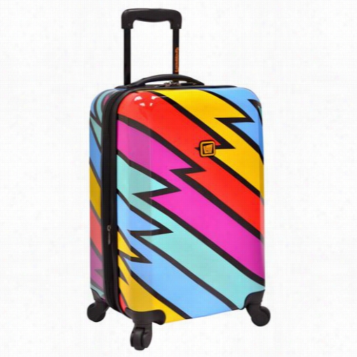 Loudmouth Luggage Lm09004ct22 Captain Thunderbolt 22&quo;" Expandable Carry On Sspinner In Multi Color