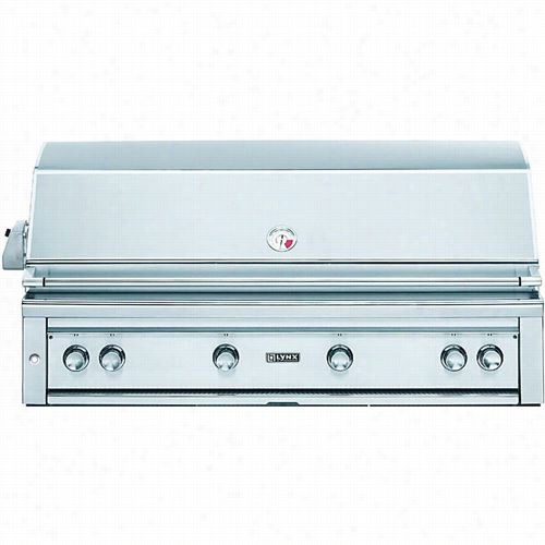 Lynx L54psr2ng Professional 54"q&uot; Natural Gas Built In Grill With Prosear Burner Androtisserie