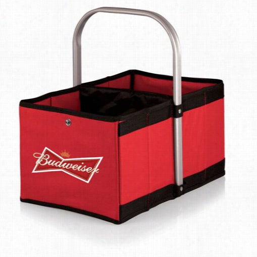 Picnic Time 546-00-100-004-6 Urban Basket In Red Wii Th Budweiser Digital Print