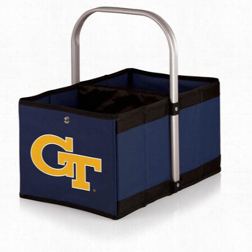 Picnic Tim 546--00 Urban Georgia Tech Yellow Jackets Digital Print Basket