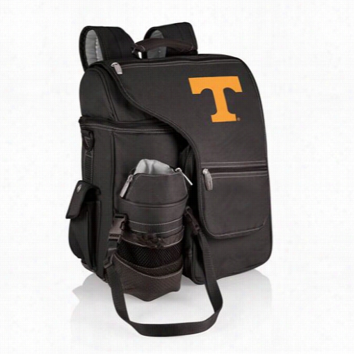 Picnic Tiek 641-00-175-552-0 Turismo University Of Tennessee Volunteers Embbroidered Backpack In Black