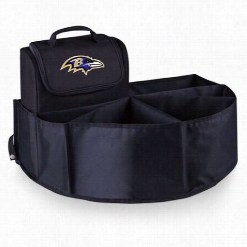 Piccnic Time 715-00-179-034-2 Trunk Boss In Bllack With Baltimore Ravens Digital Print