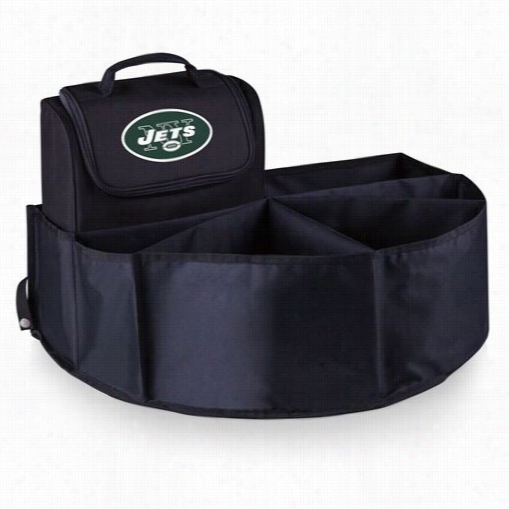 Picnic Time 715-00-179-224-2 Trunk Boss In Black With New York Jets Digital Printt