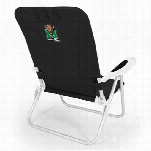 Picnic Time  7g0-00-179-84-0 Monaco Marsall University Thun Dering Herd Digital Print Run Ashore Chair In Black