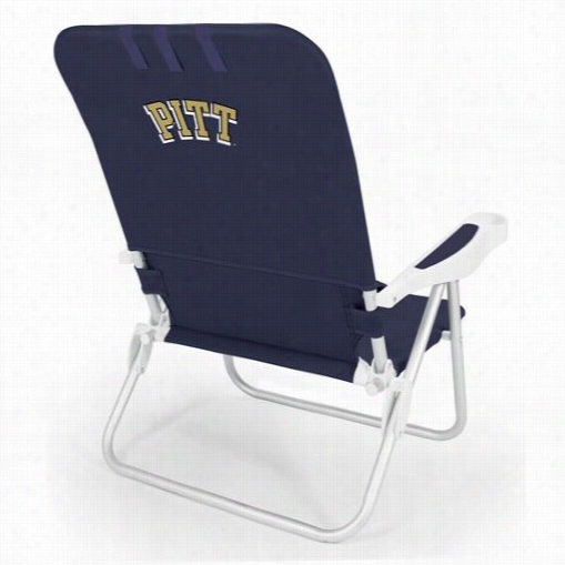 Picnic Time 79-000 Monaco University Of Pitt Sburgh Panthrrs Digital Print Beach Chair