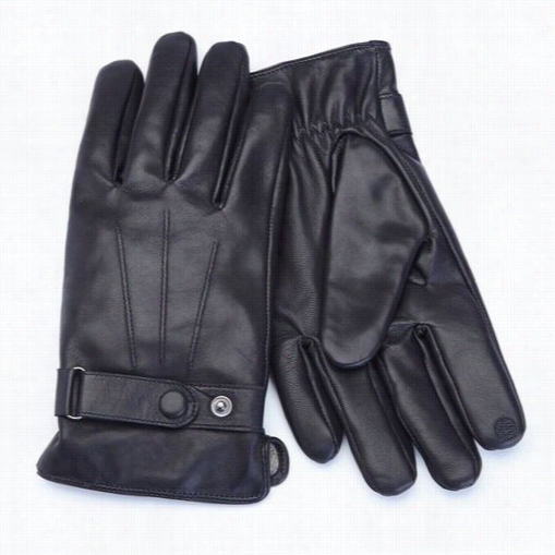 Royce Leather 1001-blxl-1 Men's Xtda Large Premium Lambskin Leather Cellphone Tablet Touchsceren Gloves In Balck