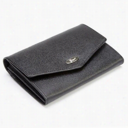 Royce Leather Rfid-167-blk-2 Rfid Blocking Luxury French Purse Saffiano Genuine Leather Wallet