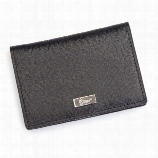 Royce Leather Rfid-417-blk-2 Rfid Blocking Saffiano Genuine Leather Coin And Crediit Ca Rd Case Allet