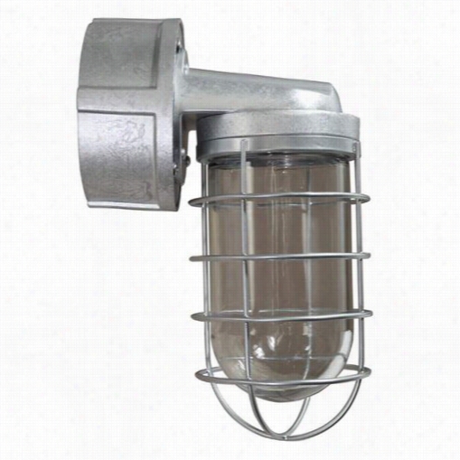 Anp Lightng Vtw200glcl-rctnc-42wpl-gup200-49 Hemingwway 5-1/2"" 1 Light Outdor Aluuminum Wa Ll Sconce In Galvanized