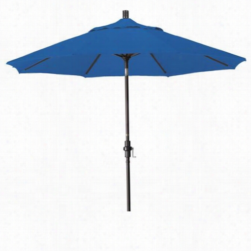 California Umbrella Gscu908 9' Aluminum Collar Tilt Market Umrella