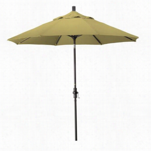 California Umbrellla Gscu908117 9' Aluminum Put A ~ On Tilt Market Um Brella In Bronze