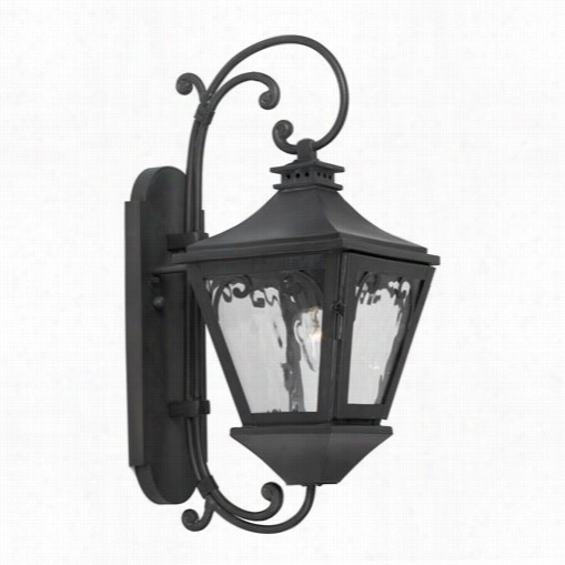 Elk Lighting 6710-c Manor  1 Light Outdoor Wall Conc Ein Charcoal