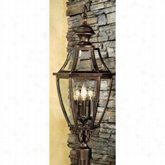 Hanover Lantern B13630  Large Agusta 25w Per Socket 4 Light Outdoor Post Lamp