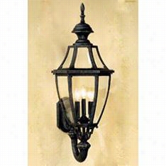 Hanover Lantwrn B136fsm Large Augusta 25w Per Socket 4 Light Outdoor Wall Light