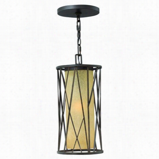 Hinkely Lighting 11152rb Elm 17-1/2"&uot;h Single Window Dowwn Lighting  Outdoor Pendant In Regency Bronze