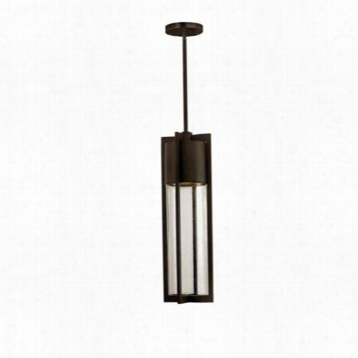 Hinkley Lighting 1322kz-led Dwell 1 Light Led Outdoor Pendant In Buckeye Brpnze