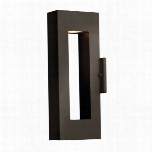 Hinkley Lighting 140bz-led Atlantis Small 2 Light Outdoor Wall Sconce In Bronzd