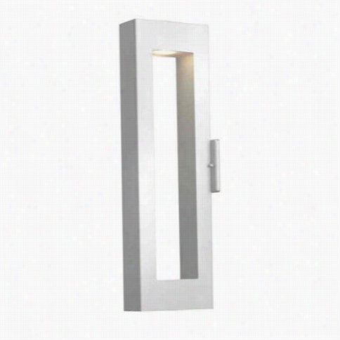 Hinkley Lightingg 1644sw-led Atlant1s Large 2 Easy  Outdoor Wall Sconce In Satin Whtie