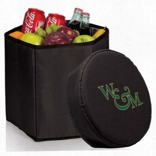 Picnic Time 596-00-179-784-0 William And Mart College Griffin Digi Tal Prin T Bongo Cooler And Seat In Black