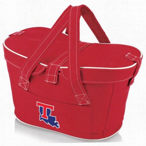 Picnic Time 599-00 Mercado Louisiana Tech Bullddogs Digital Primt Basket